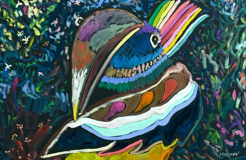 Taking Flight With A Proud Toucan