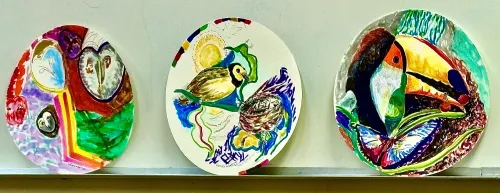 Birds Pondering Their Circle Slowly